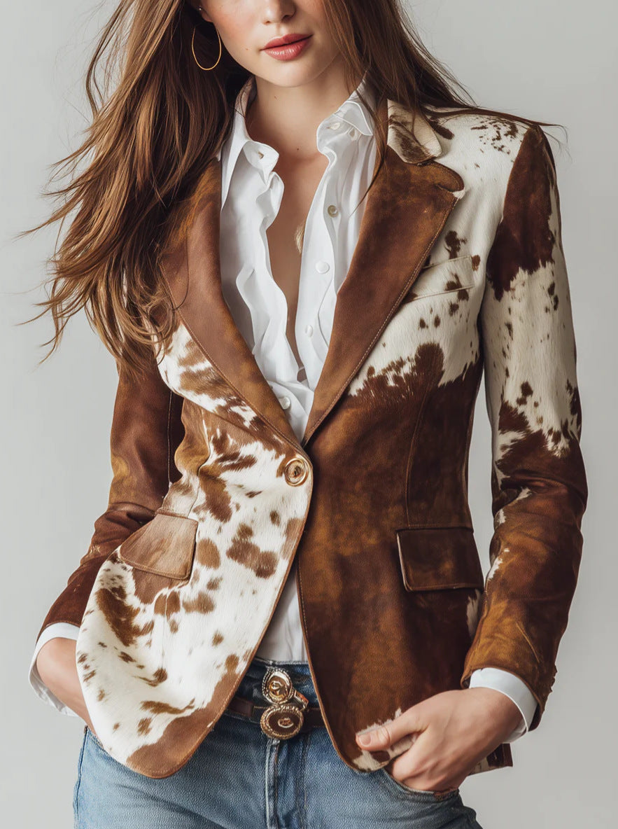 Belvere Urban Contrast Button-Up Jacket